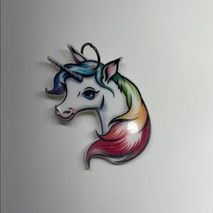 Unicorn necklace or key ring attachment